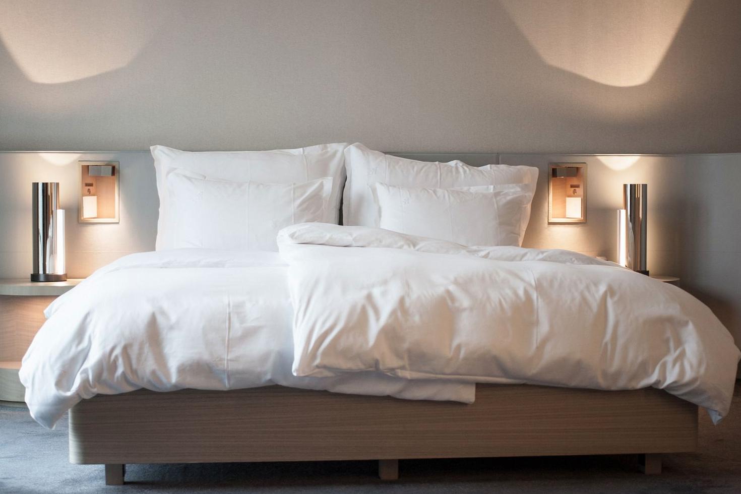 Elegant bedding detail